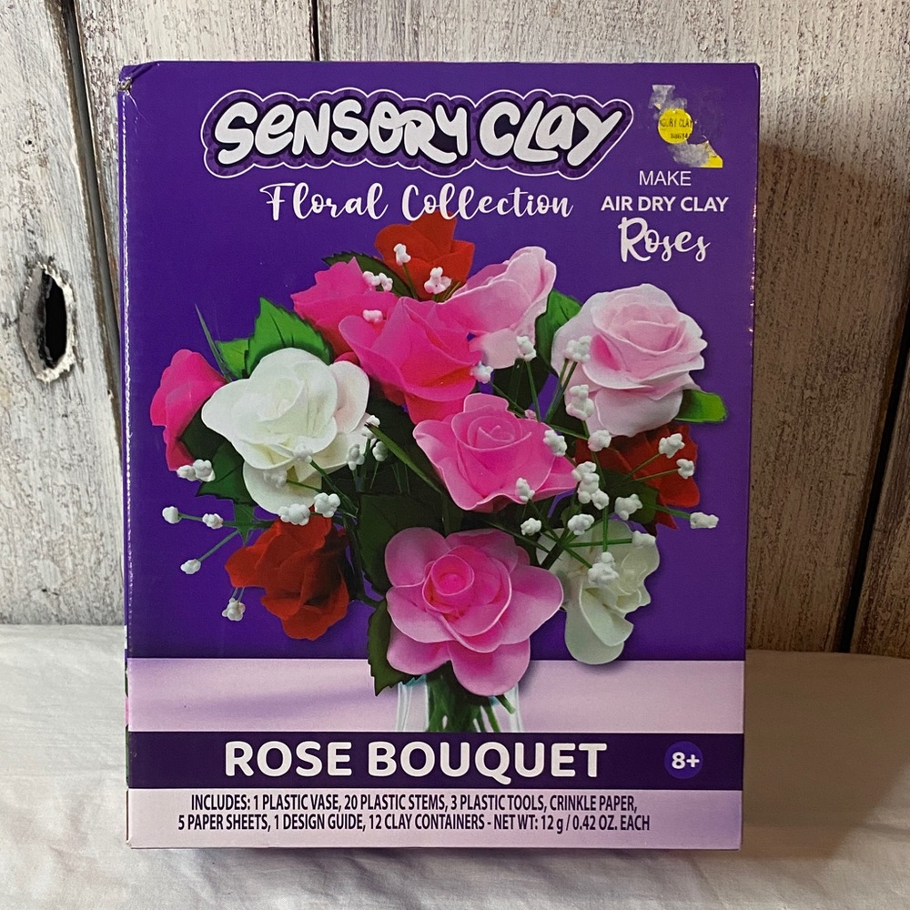 Sensory Clay Floral collection Rose Bouquet SEALED never opened Flower Creative